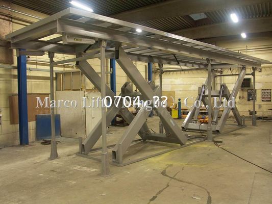 وضع التشغيل الثابت Marco Twin Scissor Lift Table مع خيارات تخصيص