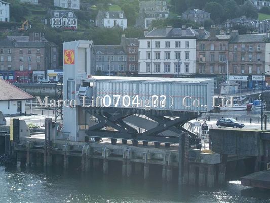 외관 환경 및 응용을위한 격리 마르코 트윈 시저 리프트 테이블