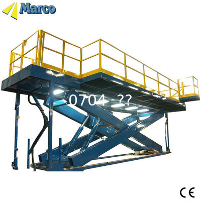 Anpassung Hydraulisch angetrieben anpassbar Marco Twin Scissor Lift Tisch mit Schutzgitter