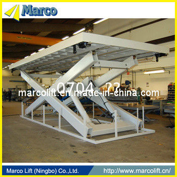 Gewichtsstufe 6 Tonnen Marco Single Scissor Lift Table mit CE-Zulassung und Isolierung
