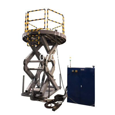 6000 kg Kapazität Europa-Standard CE EN1570-1 Hydraulische Schere-Hofplattform mit Handrail