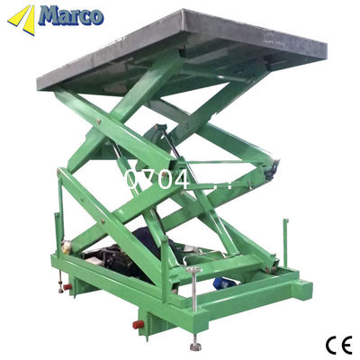 Customization 2.5-4 Ton Marco High Scissor Lift Table with CE Approved Stationary Moves