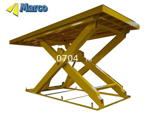 M7 Heavy Duty Stationary Hydraulic Scissor Lift Table Special Weight Level Capacity
