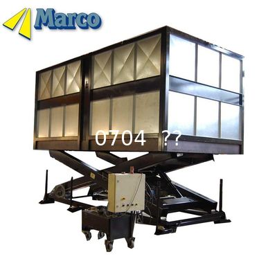 Stationary Shipboard Crane Marco Hydraulic Car Scissor Lift Table for Hotel Car Park