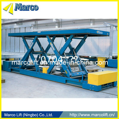 Stationary 4 Tons Marco Twin Scissor Lift Table with Weight Level Carrying Capacity