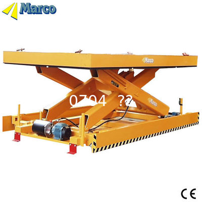 CE Approved Marco Single Scissor Lift Table for Stationary Loading and Unloading