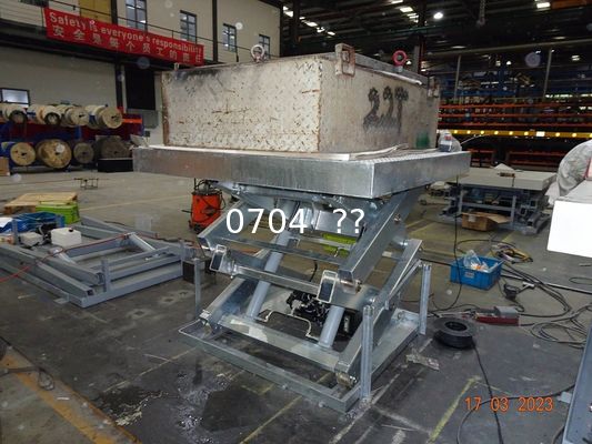 Customizable Heavy Duty Mechanical Breaks and Hydraulic Lift Table Special Weight Level