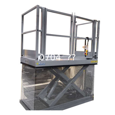 M1-010125-D2 Ce Hydraulic Mini Scissor Lift with Handrail Running Mode Stationary